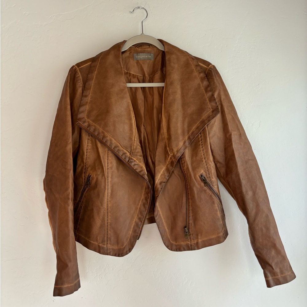 Women’s Bagatelle leather jacket
